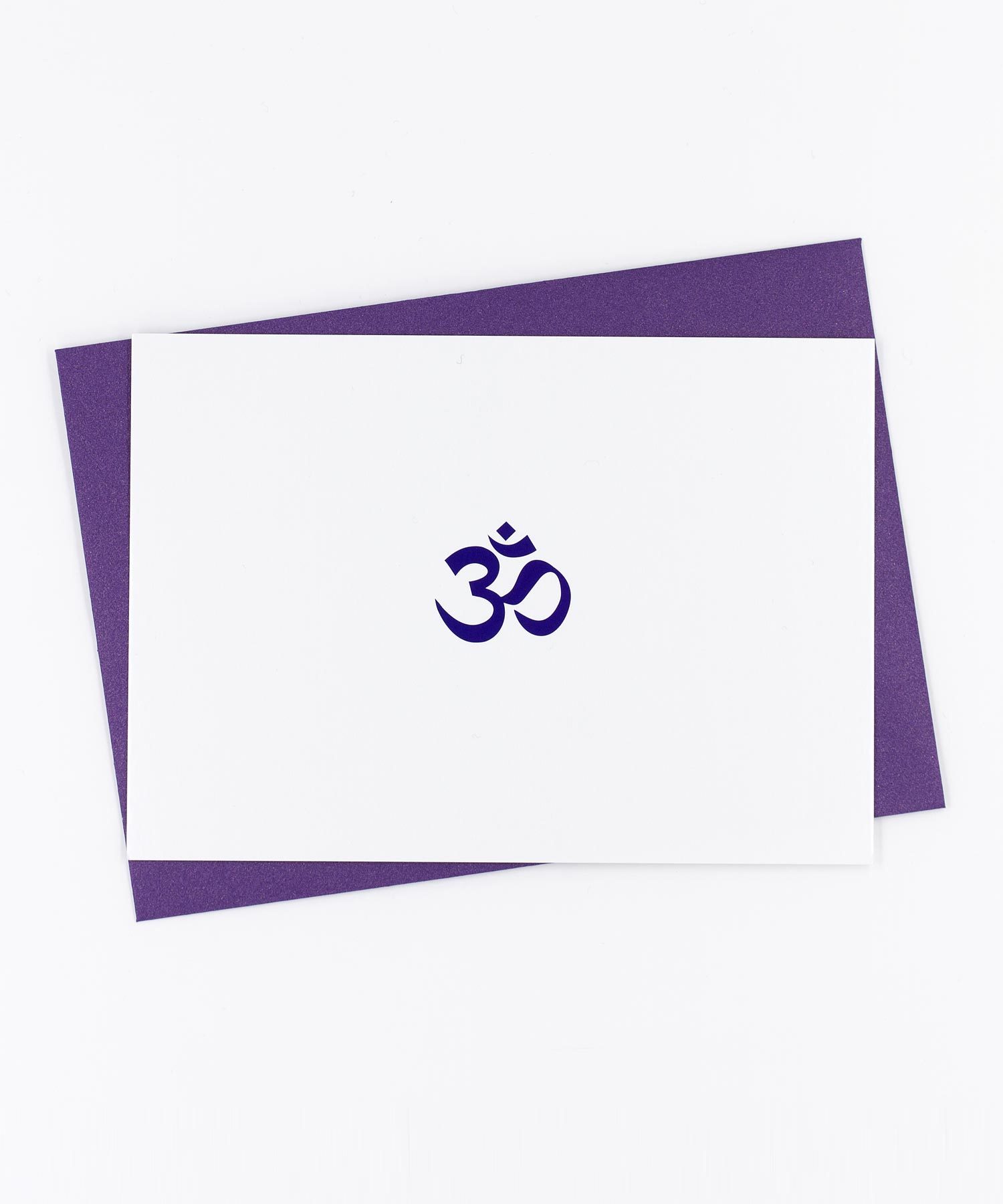 Yoga Postkarte OM