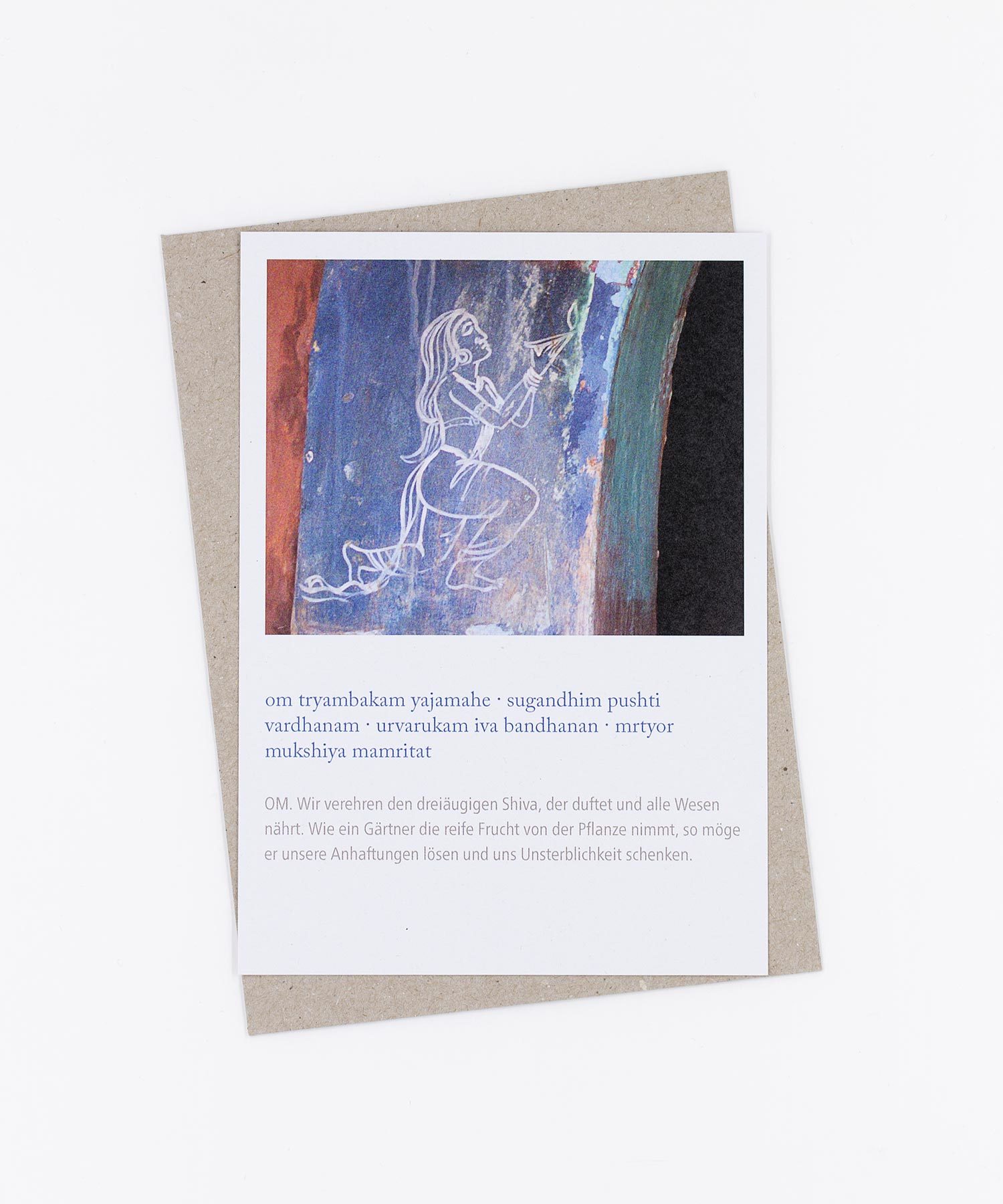 Mantra Postkarte Om Tryambakam