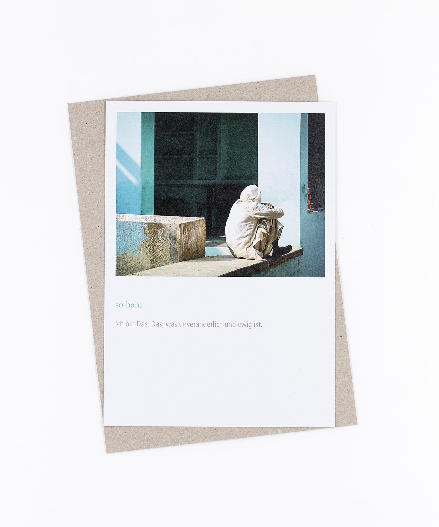 Mantra Postkarte So Ham