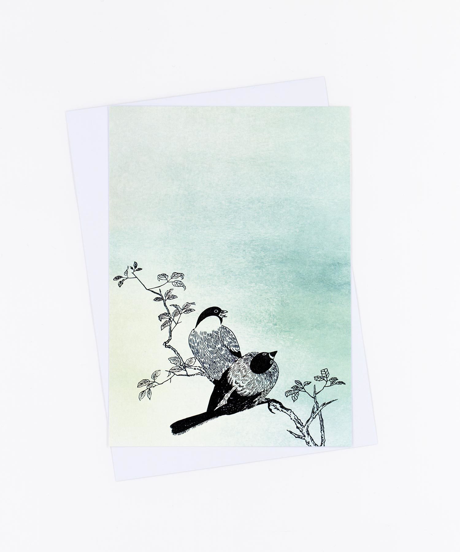 Postkarte Lovebirds