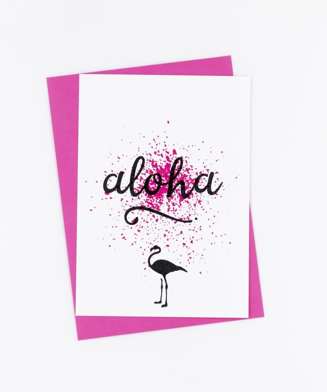 Postkarte Birds · Aloha