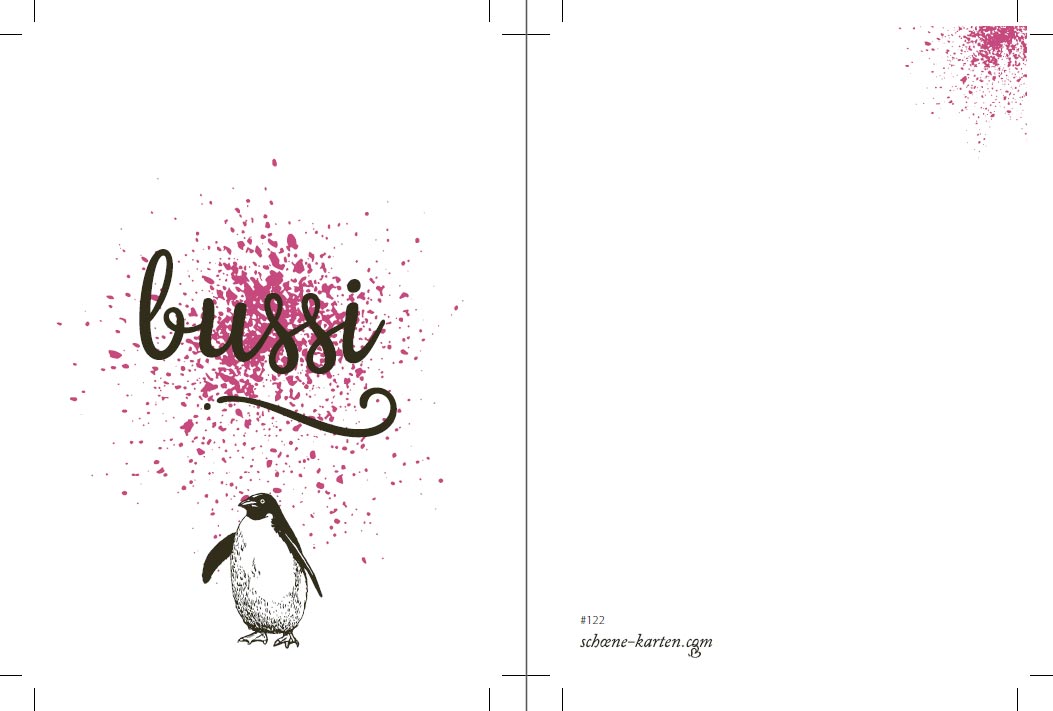 Postkarte Birds · Bussi