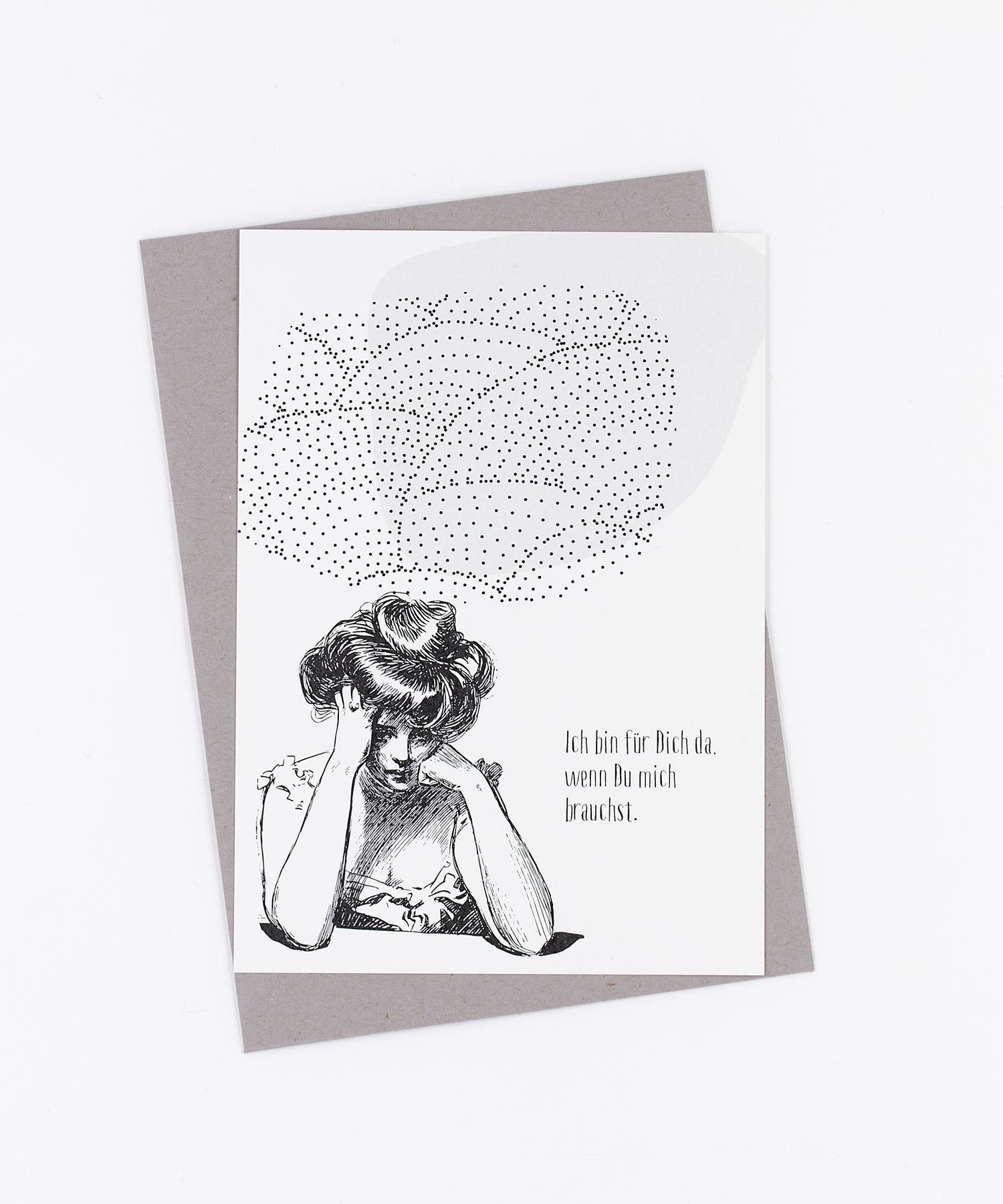 Postkarte »Ich bin für Dich da«