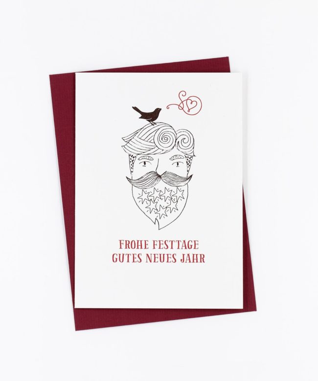 Weihnachtskarte Little Bird