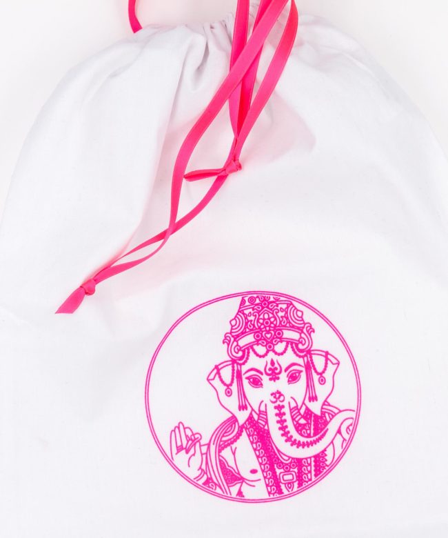 Ganesha Beutel neon pink