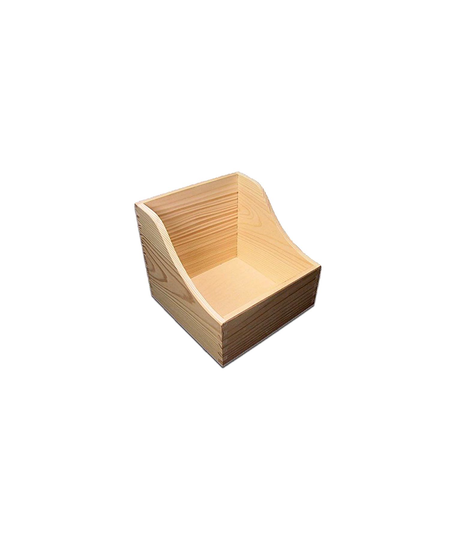 Holzbox, Thekendisplay aus Kiefernholz