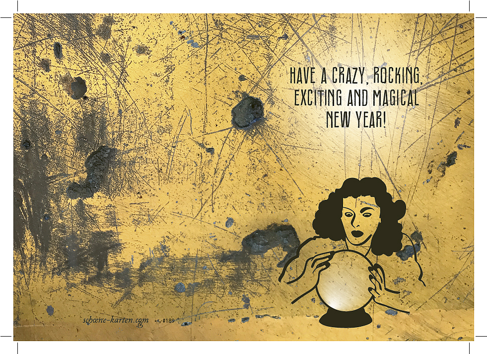Neujahrskarte Magical New Year