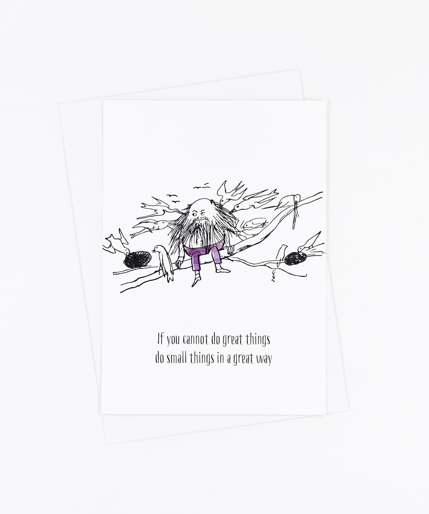 Postkarte Do small things in a great way