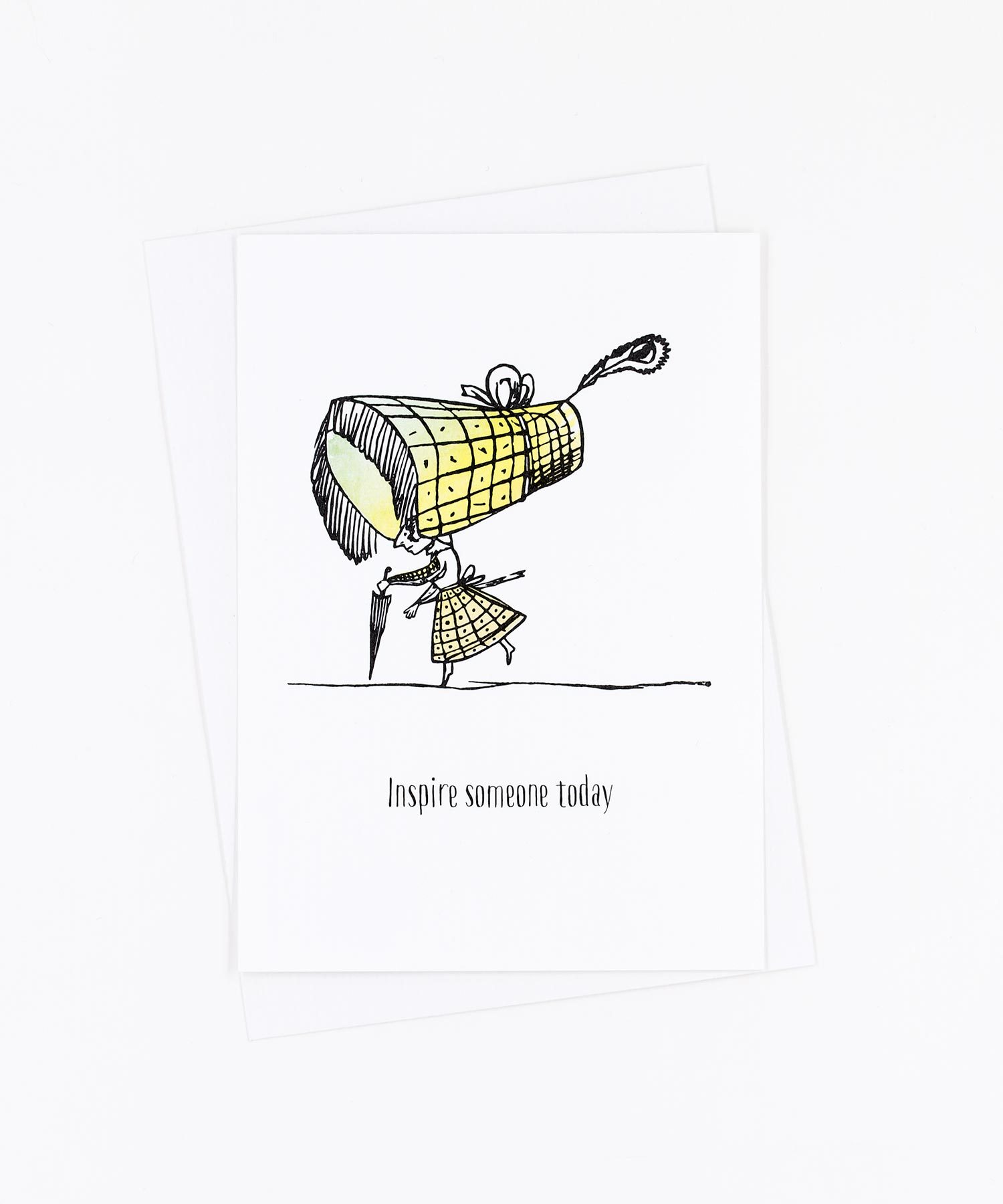 Postkarte Inspire someone today