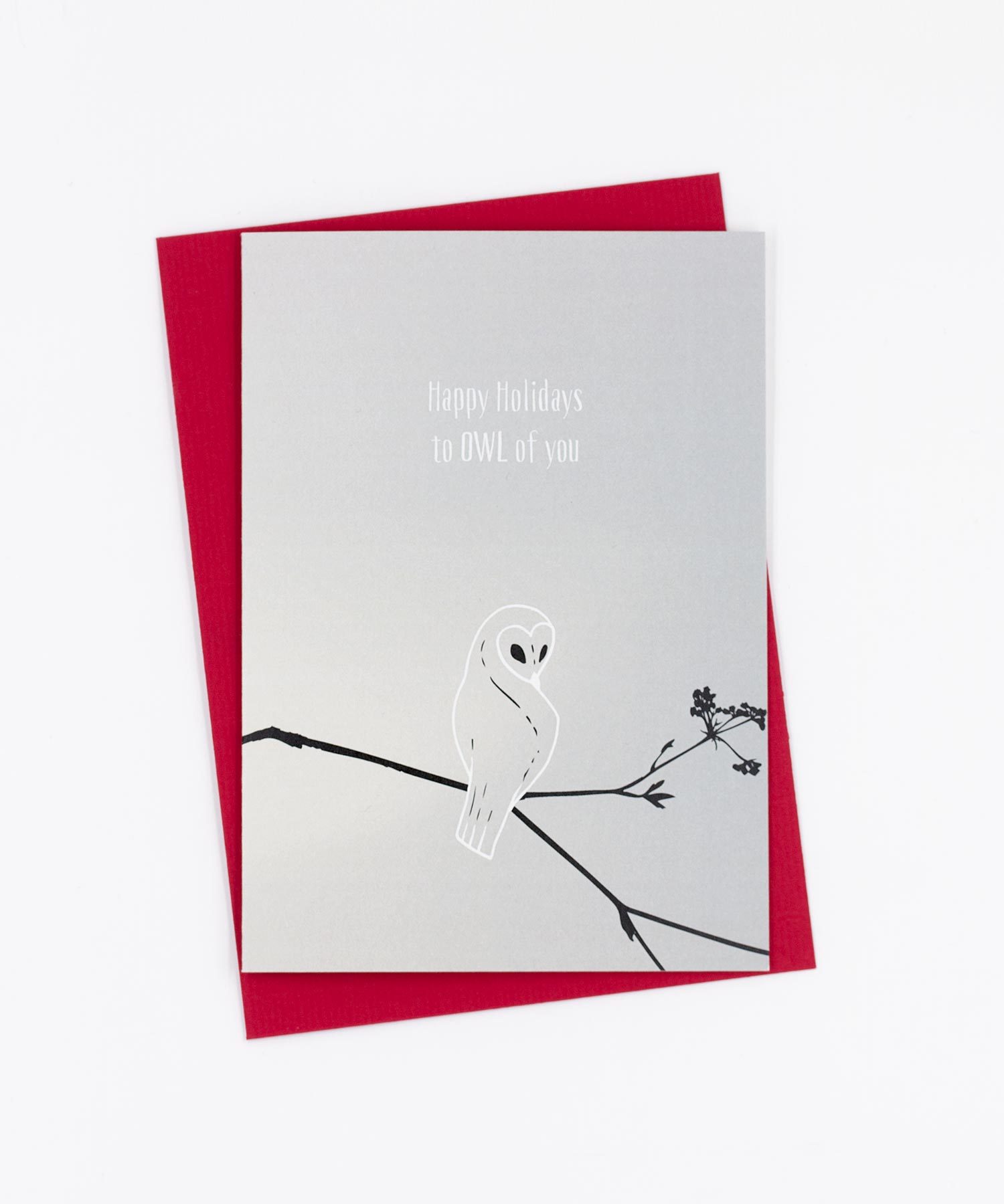 Weihnachtskarte Happy Holidays