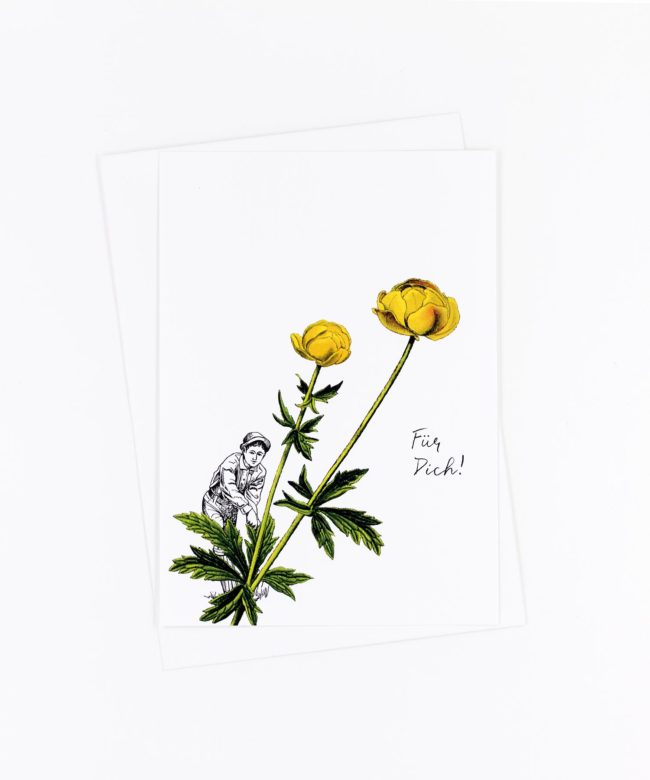 Postkarte Für Dich · Butterblume