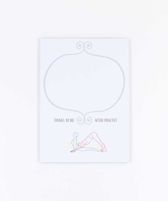 Notizblock Yoga Sun Salutation