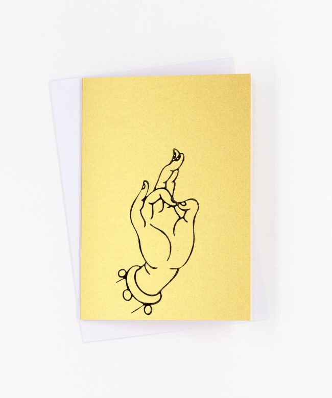 Yoga Grußkarte Mudra